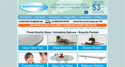 Desktop Screenshot of glasstopsdirect.com